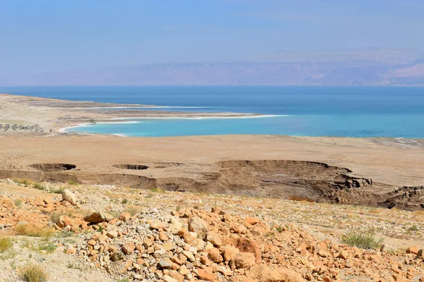 Catástrofe ambiental en el Mar Muerto, Israel — Foto de Stock