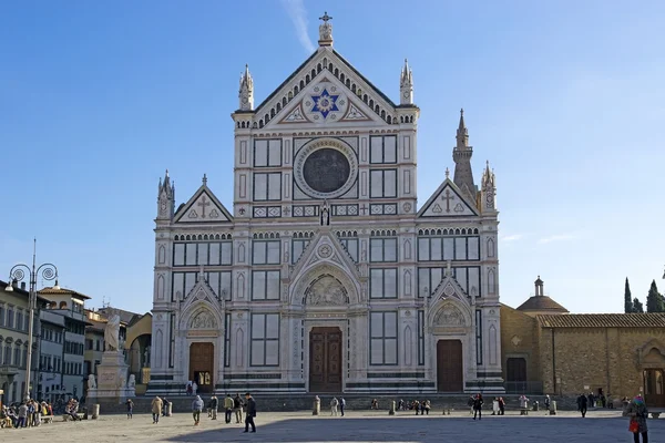 Bazilika Santa Croce, Florence, İtalya — Stok fotoğraf