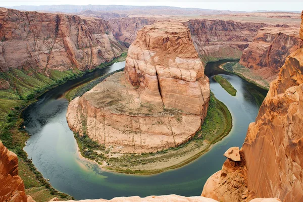 Підкова Bend, Колорадо річки, Глен Каньйон, Арізона, США — стокове фото