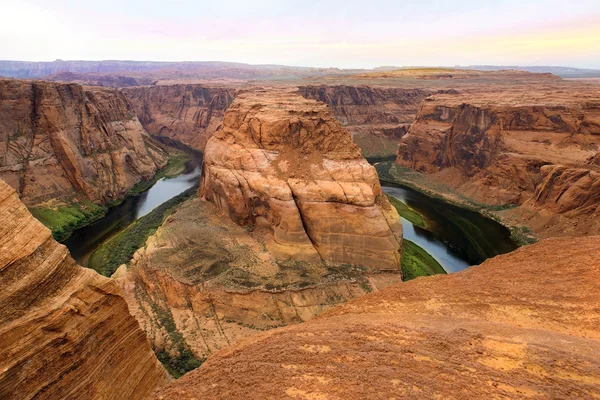 Patkó kanyarban, Colorado folyó, Glen Canyon, Arizona, Amerikai Egyesült Államok — Stock Fotó
