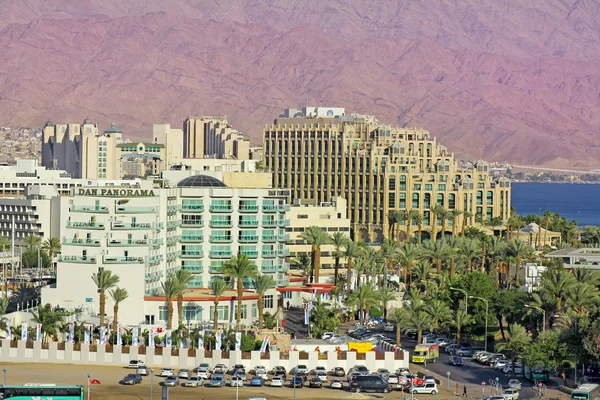 Luxushotels im beliebten Ferienort - eilat, israel — Stockfoto