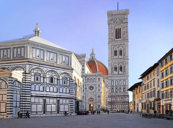 Dom und Taufkapelle des hl. Johannes, Florenz — Stockfoto