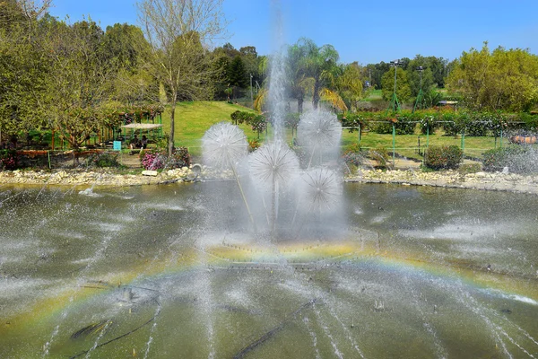 Zingende fontein in Utopia Orchid Park, Israël — Stockfoto