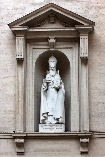 Figura Grzegorz Oświeciciel w Watykanie — Zdjęcie stockowe