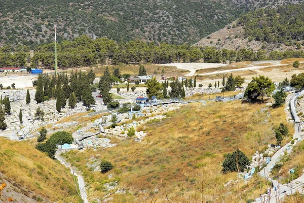 Еврейское кладбище, Цфат, Верхняя Галилея, Израиль — стоковое фото