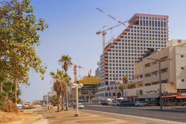 Strandpromenaden i Tel Aviv, Israel — Stockfoto