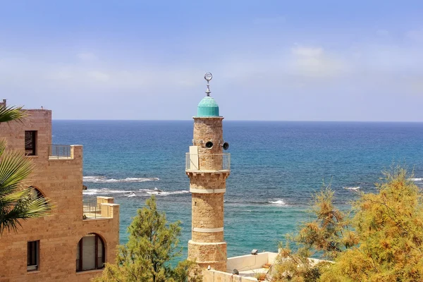 Morze Śródziemne z wysokości Old Jaffa, Tel Awiw, Izrael — Zdjęcie stockowe