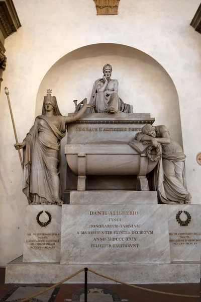 Empty tomb of Dante Alighieri in Florence — Stock Photo, Image