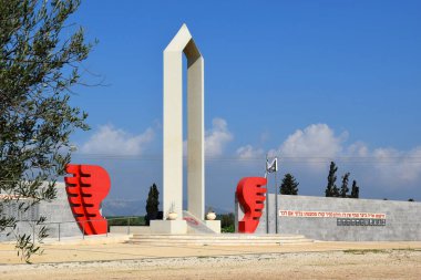 Afula, İsrail - Şubat 06, 2021: İsrail Savunma Kuvvetleri 'nin en genç ve en büyük piyade tugayı olan 