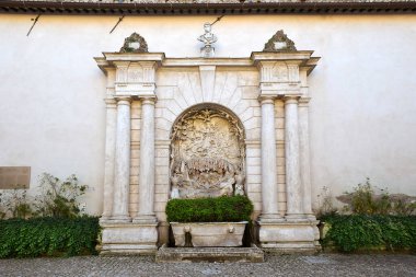 Orijinal Venüs çeşmesi Tivoli 'deki Villa d' Este 'nin avlusunda, Roma, İtalya yakınlarında.