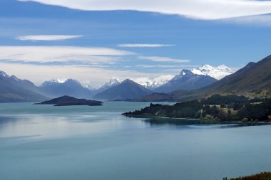 Magnificent nature of New Zealand clipart