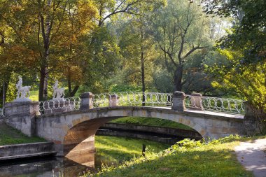 Köprü sentorlar, pavlovsk park, saint petersburg