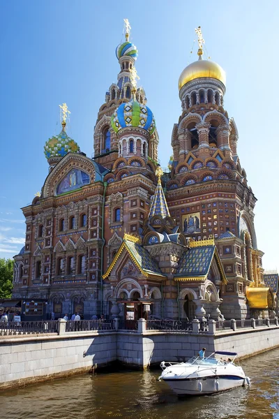 Pravoslavná církev Spasitele na rozlité krve, st. petersburg — Stock fotografie