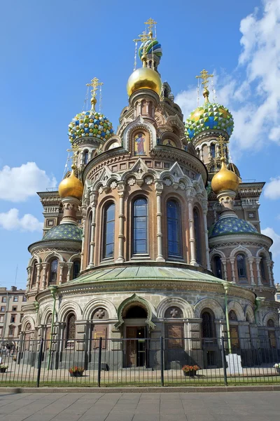 滴血，圣彼得斯堡救世主的东正教教堂 — 图库照片