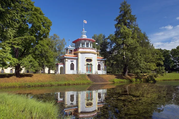 Pavilhão chinês em Tsarskoye Selo (Pushkin), São Petersburgo — Fotografia de Stock