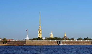Peter and Paul fortress and Neva River, Saint Petersburg clipart