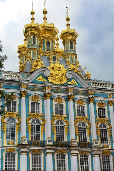 Kerk van de opstanding in Catharinapaleis in Tsarskoje Selo (Poesjkin) — Stockfoto