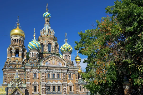 Kirche des Erlösers auf vergossenem Blut, St. Peterburg — Stockfoto