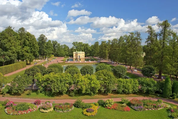 Pavilhão de Banho Superior, Tsarskoye Selo, São Petersburgo — Fotografia de Stock