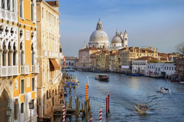 Pitoresk Grand Canal, Venice, İtalya, Europe
