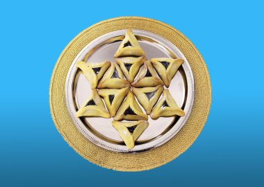 Purim, hamantaschen çerezleri Yahudi tatil