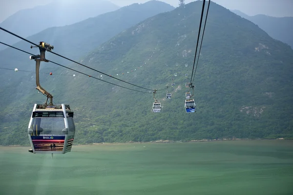 Funivia di Hong Kong a Ngong Ping, Hong Kong — Foto Stock