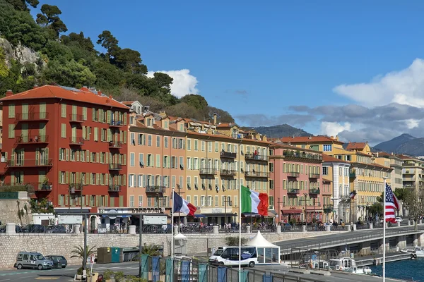 Waterfront in the port de Nice — Stock Photo, Image
