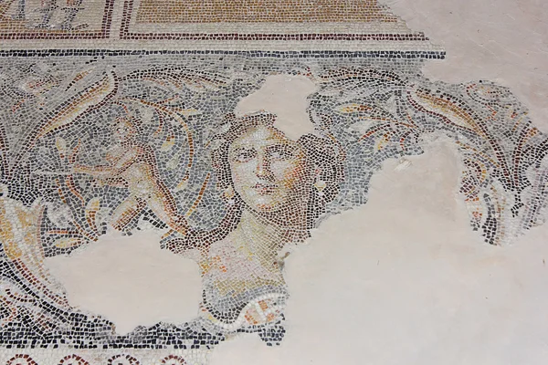 Mosaico antiguo, Parque nacional Zippori, Galilea, Israel — Foto de Stock