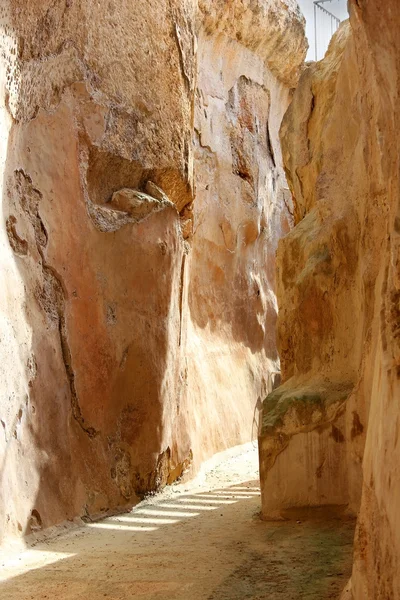 Antikes unterirdisches Reservoir, zippori, israel — Stockfoto