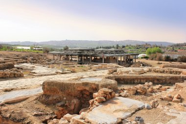 Arkeolojik kazılar, Milli Parkı Zippori, Galilee, İsrail