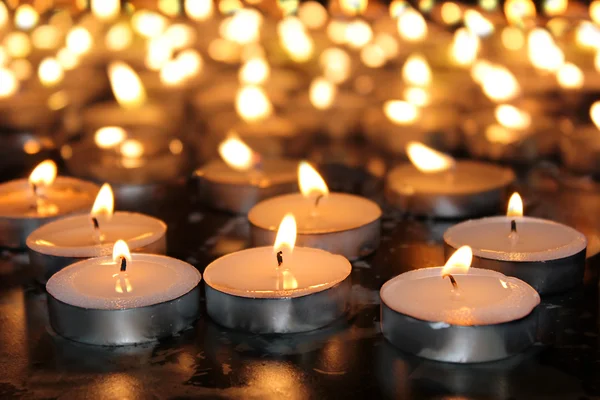 Memorial candles — Stock Photo, Image