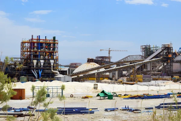 Závod na výrobu hnojiva minerální, Mrtvé moře, Izrael — Stock fotografie