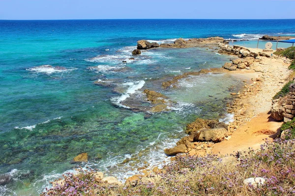 Réserve naturelle Achziv en Galilée occidentale, Israël — Photo