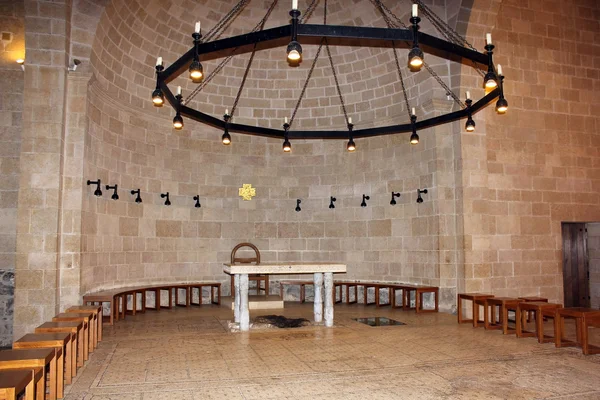 Iglesia de la Multiplicación de los panes y peces, Tabgha, Israel — Foto de Stock