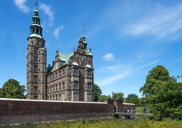 Rosenborg zamek i park w centrum Kopenhagi — Zdjęcie stockowe