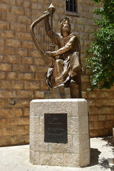 Monument to King David, Israel — Stock Photo, Image