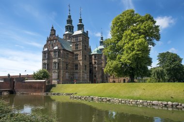 Rosenborg Kalesi ve park merkezi Kopenhag, Danimarka