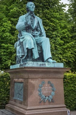 monument to Hans Christian Andersen, Kings Garden, Copenhagen clipart