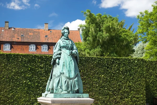 丹麦女王卡罗琳 Amalie 哥本哈根的纪念碑 . — 图库照片