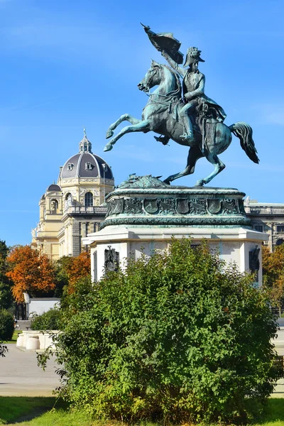 Monumento equestre do arquiduque Carlos, Viena — Fotografia de Stock