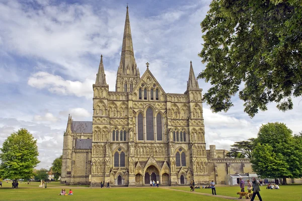 Catedral de Salisbury en Inglaterra — Foto de Stock