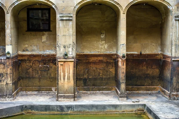 Oude Romeinse baden, stad Bath, Engeland — Stockfoto