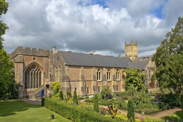 Paisaje medieval de la ciudad Bath, Somerset, Inglaterra — Foto de Stock