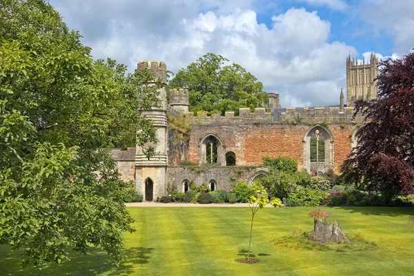 Średniowiecznej scenerii miasta Bath, Somerset, Anglia — Zdjęcie stockowe