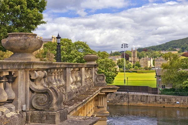 Paisaje medieval de la ciudad Bath, Somerset, Inglaterra — Foto de Stock