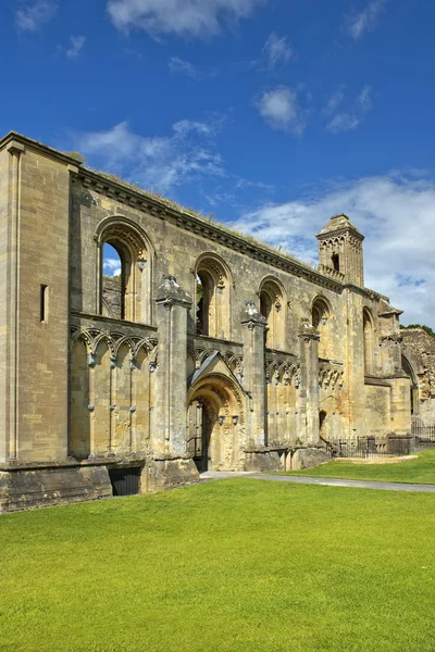 Glastonbury Somerset, Anglia apátság romjai — Stock Fotó