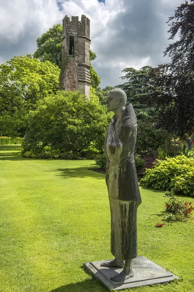Zarándok szobor, püspöki palota Wells, Somerset, Anglia/város 1 — Stock Fotó