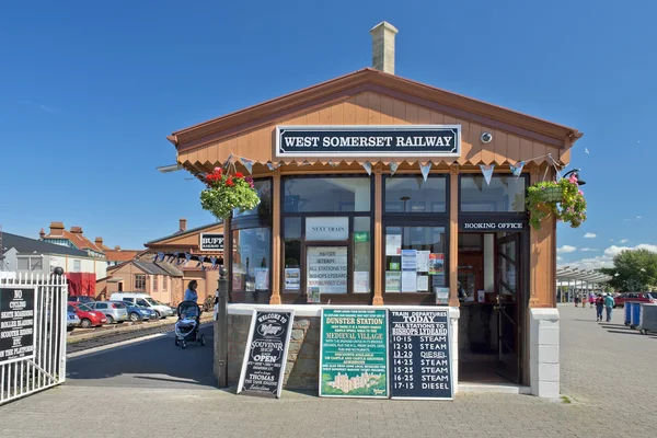 Minehead Railway Station, Cornwall, Engeland — Stockfoto