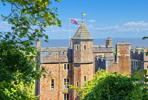 Dunster slott, Somerset, England — Stockfoto