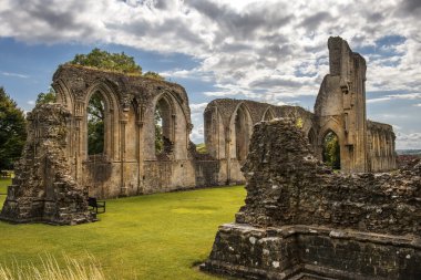 kalıntıları Glastonbury Abbey, Somerset, İngiltere